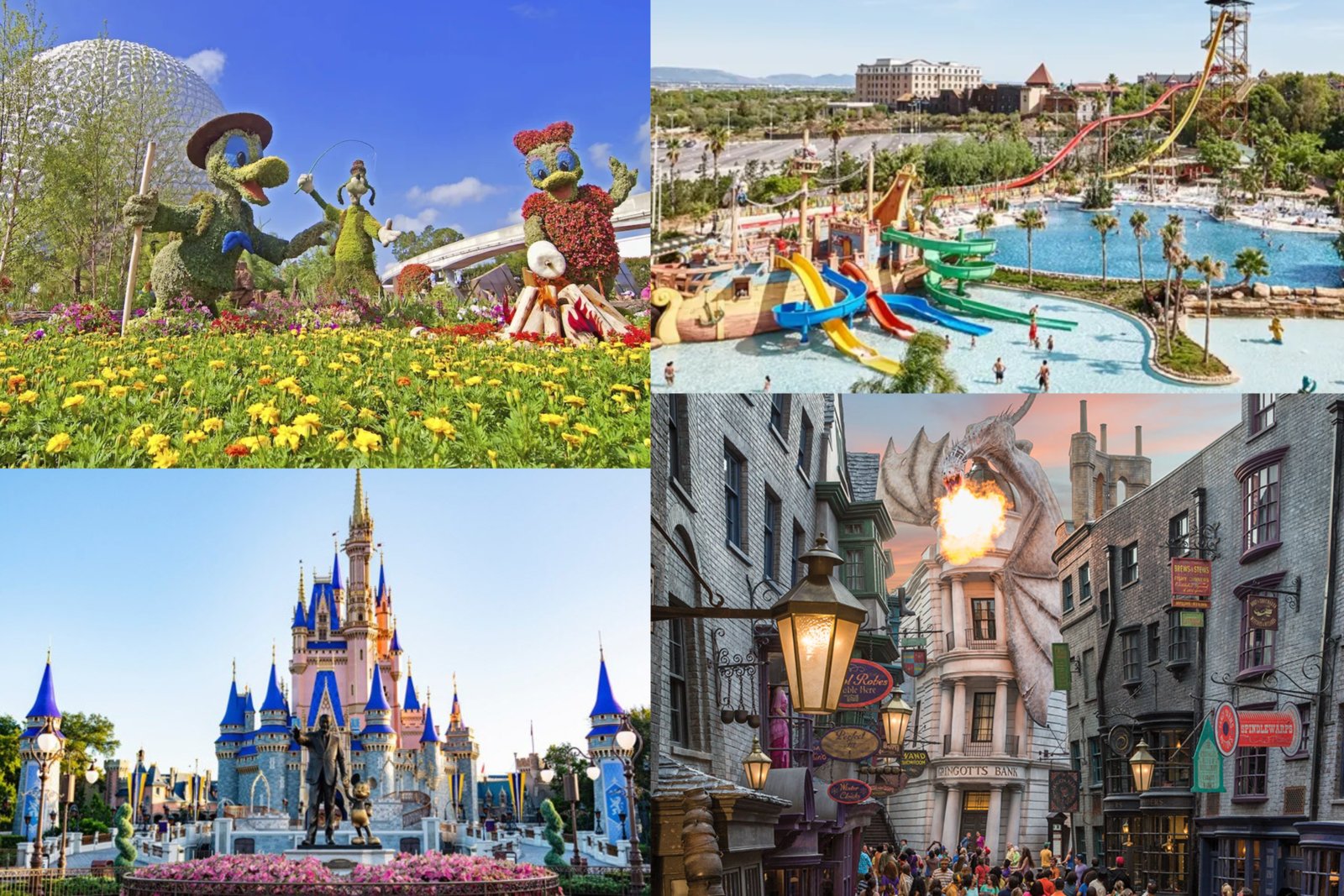 Cuatro parques temáticos de Orlando para vivir la aventura