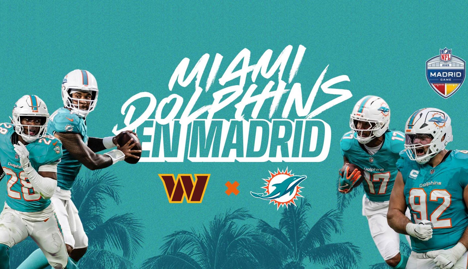 Miami Dolphins hace historia en Madrid con primer partido NFL en España