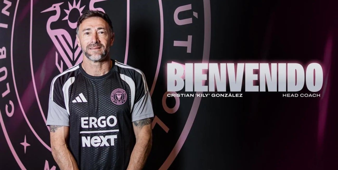 Kily González llega a Miami para debutar con Inter